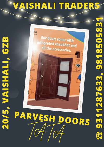TATA GI SEQURITY DOORS
AVAILABLE IN ALL SIZES