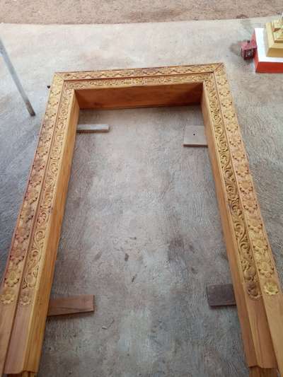 main entrance door carving