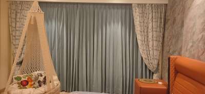 Sheer Curtains With Main Curtains Sesigns #royale  #curtaindesign