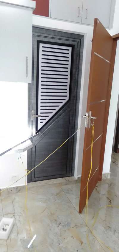 bathroom pvc glass door