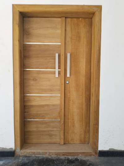 TEAK Door 🚪   #TeakWoodDoors #DoubleDoor #FrontDoor #DoorDesigns #wooden