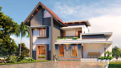 #KeralaStyleHouse #keralatraditionalmural #kerala_architecture