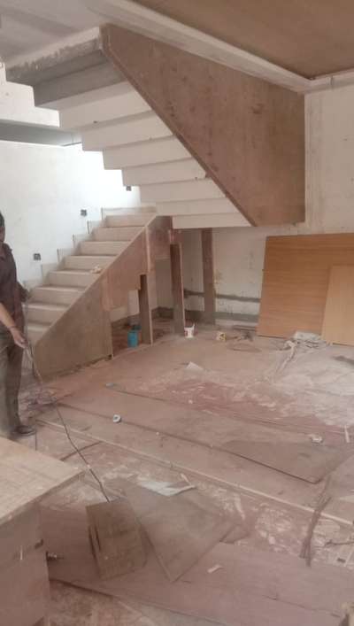 #staircase cover in plywood