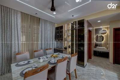 #InteriorDesigner #interiordesignkerala #LUXURY_INTERIOR #interiordesigners #DiningChairs #DiningTable #Dining/Living