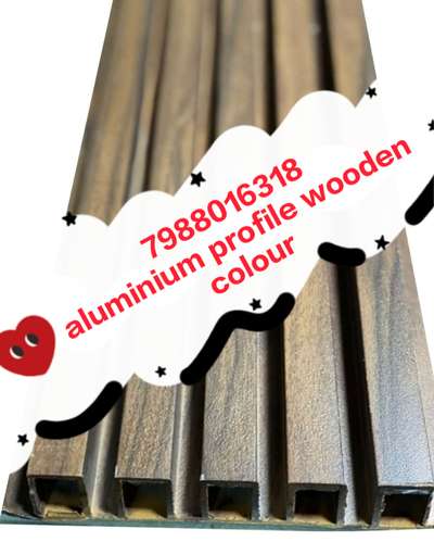 wooden color ke sath aluminium profile men Gate /wooden colour profile Gate banvana Ho To Sampark Karen 79880 16318#wooden #colour