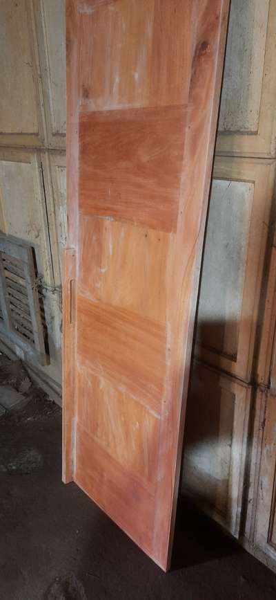 Treated mahagony almirah door wooden handle without polosh