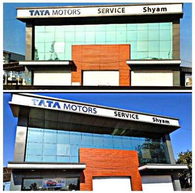 ACP Cladding work & Glass glazing work (Shyam TaTa)