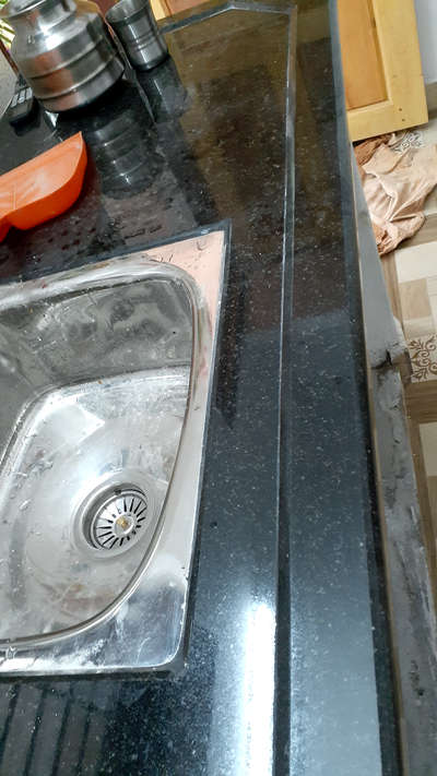 kitchen slab work finished
