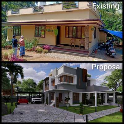 Renovation🏠 #KeralaStyleHouse  #keralahomeplans  #keralahomeinterior #Renovationwork  #RenovationProject  #HouseRenovation #KitchenRenovation  #3dmodeling #architectureldesigns #architectindiabuildings #architecture  #architectsinkerala