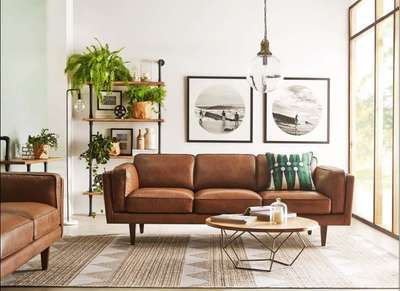 Take a plain white space, add an industrial feel to it by choosing a few products: metal legged coffee table, clean cut exposed bulb pendant lighting and floor lamp, industrial pipe wall shelf and a muted colour palette of white, gray, brown and gray.
#interior #decor #ideas #home #interiordesign #indian #colourful #decorshopping #decorshopping