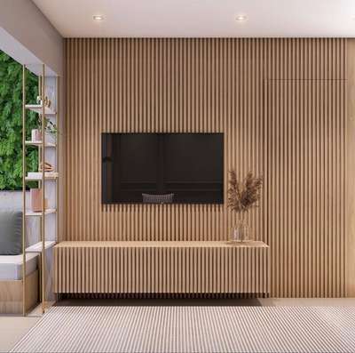 WPC Louvers Paneling Crafted By Build Craft Associates
#Architectural&Interior #kolotrending #wooden_wallpaneling
