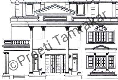 Partial View Elevation

Real Bungalow View available on profile 

Check out for more 


#linework #2Dplan #bungalowdesign  #romanelevation