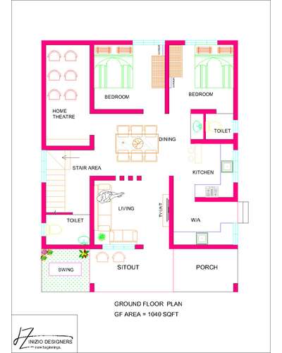 GF PLAN

#iniziodesigners  #newbeginnings #floorplan #2bhk #2bhkplan #house