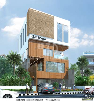 Clubhouse elevation 3d render
 #3d  #3drending  #clubhouse  #exterior3D