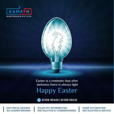 #happyeaster 
 #easter 
 #kamathelectricals