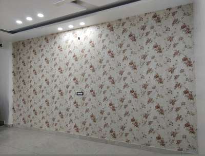 #Wallpaper  #walldecor  #customised  #floraldesign  #InteriorDesign  #rewari  #hr36