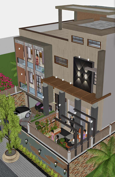 Modern Front Elevation design