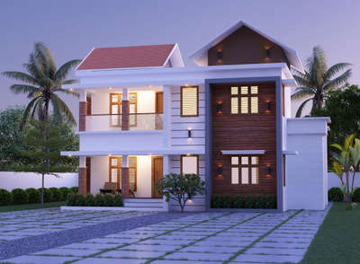 Residence @ cherppulassery
area 2000 sqft
4Bedroom/ sit out & balcony / Living and Dinning / kitchen & work area