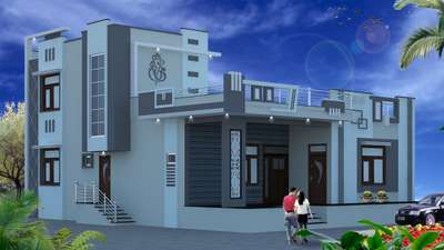 g+1 3d house design