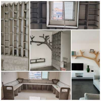 #
ferrocement sofa, ferrocement open shelf, Ferro cement cupboard contact me