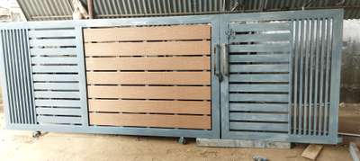 Recent simple work  #steelgate #slidinggate #gates