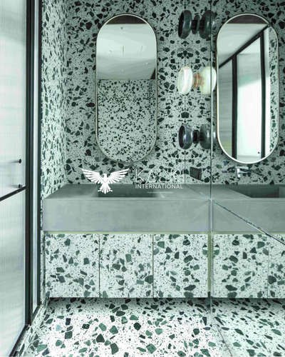 Timeless elegance meets modern design with terrazzo! #InteriorDesigner #BathroomDesigns #trendingdesign #FlooringExperts #terrazzo #terrazzobeauty #terrazzoflooring #terrazzodesign