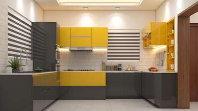 ഷോർണ്ണൂർ Kitchen design project