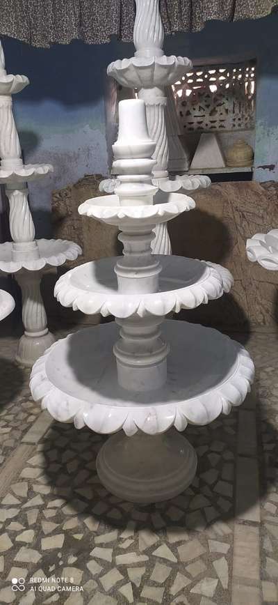 white marble fountain#garden#outdoor#