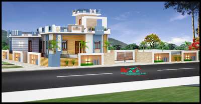 Proposed residence for Mr. Navin Kumar, Chirana
Design by Aarvi Architects 
Con: 6378129002, 7689843434