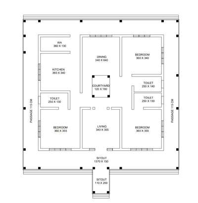 #homeplan #home #ContemporaryHouse #TraditionalHouse #courtyard  #nadumuttam