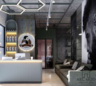 Unisex salon Edappal 📍 
#saloninteriordesign #moderinteriordesign #shopinterior