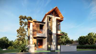 Small rectangular plot 1450 sqft residence elevation design 

 #ElevationHome #ElevationDesign #SmallHouse #postmodern #architecturedesigns #architecturedesigners #KeralaStyleHouse #Architect #InteriorDesigner #koloapp