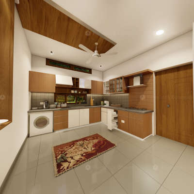 Modular kitchen 💫
Wooden theme
.
.
.
 #ClosedKitchen  #KitchenIdeas  #LargeKitchen  #KitchenCabinet  #simple  #HouseDesigns  #IndoorPlants  #FloorPlans  #budget  #pocket_friendly_packages  #packaged  #Architect  #3ddesigning  #3dvisualizer  #KitchenInterior