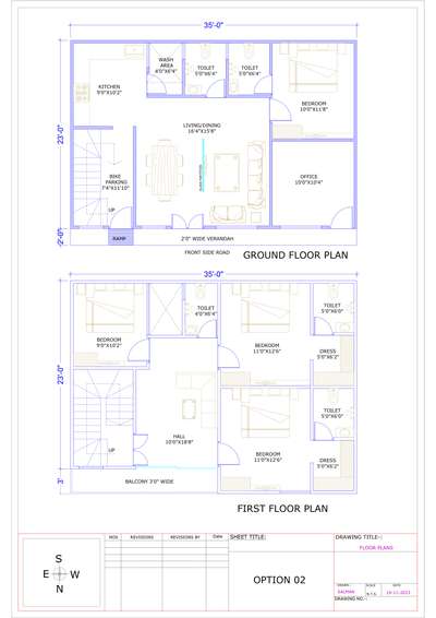 Floor Plans
#35x23houseplan