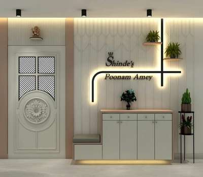 ho e main entrance decoration by SS interior design