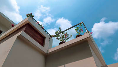 balcony glass work  #keralahomedesigners  #GlassBalconyRailing  #GlassHandRailStaircase  #WindowGlass #BalconyIdeas