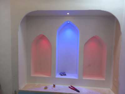 prayer unit gypsum wall shelf