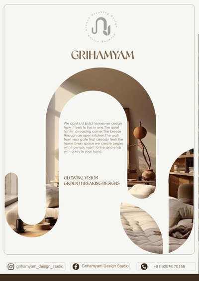 Grihamyam Design Studio  #new_home #Architect #HouseConstruction #InteriorDesigner
