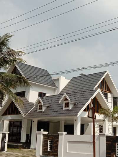 Roof Work Finished at Kaduthuruthy🥰

German series Piano Edge Dark Gray