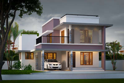 #KeralaStyleHouse #FlatRoof #budgethouses #simpleexterior #creatveworld