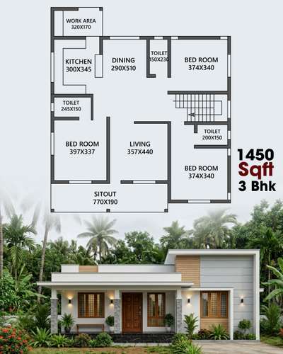 1450 Sqft 3Bhk

#FloorPlans #3bhk #NorthFacingPlan #3delevationhome #newhomesdesign #KeralaStyleHouse #keralastyle #keralaarchitectures #keralahomestyle #ElevationDesign