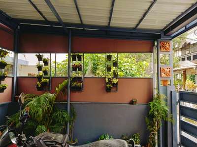 house front roof work/ car porch