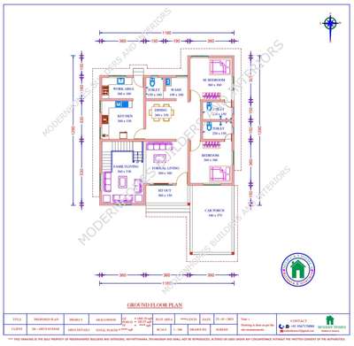 #22 cent വസ്തുവിൽ Car Porch ഉൾപ്പെടെ 2340 sqft Area യിൽ 3 attached BHK , common bathroom,  Workarea, Dining,  formal living   family living , upper living , drawing, Sitout & balcony. വടക്ക് ദർശനം.

Building Plan നിനും വീട്  നിർമ്മാണത്തിനും ആഗ്രഹിക്കുന്നവർ Contact ചെയ്യുക MODERNHOMES Builders& Interiors .
call or whatsapp @  95: 67: 17:00: 88
email: modernhomes12@gmail.com