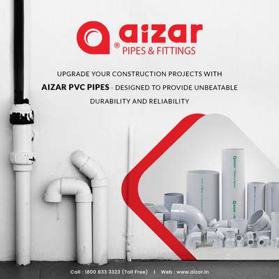 Revolutionizing construction projects with unbeatable durability and
reliability. Our cutting-edge pipes are engineered to enhance the performance and longevity of your structures, ensuring a seamless experience from start to finish.
#AizarPVC #DurableConstruction #ReliablePipes #InnovationUnleashed #brandstorepost