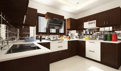 *Modular Kitchen*
Laminated marine ply with mdf shutters