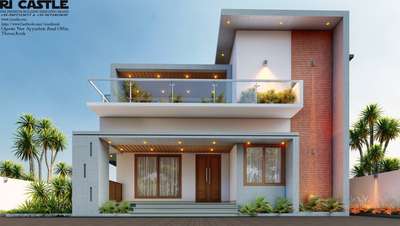Our new design, Location: Puthurkkara - Thrissur, 2700 sq.ft builtup area, 4 BHK #ricastle  #contemporary  #4bhk
