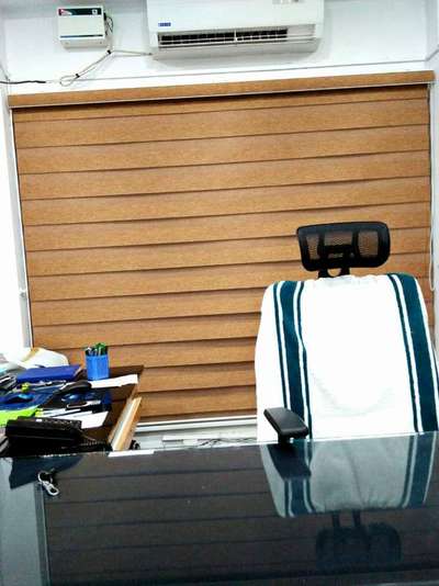 our work office blinds at kottayam #WindowBlinds #blinds #curtains #OfficeRoom #officeblind