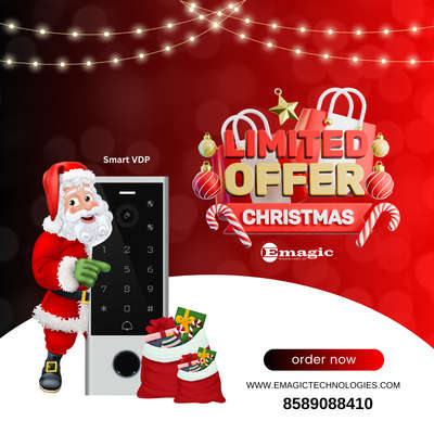 Christmas special offer 

Smart video door phone @emagic_technologies_