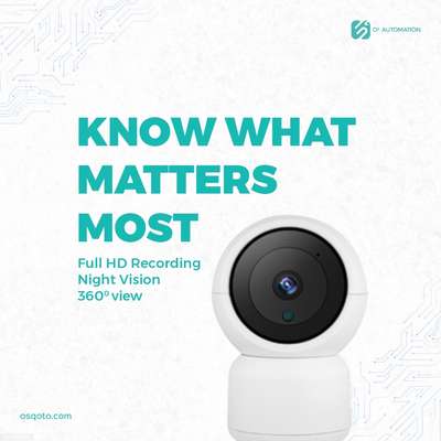 Secure Your Home with Smart Camera.
.
.

#Osquareautomation#livethefuture#smarthome#homeautomation#smarthomeautomation#innovationbeyondimagination#liveincomfortenjoytheelegance#morethanjustonandoff