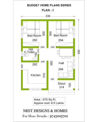 Budget Homes plans series
plan -01 

 #budget #homesweethome  #budget_homes  #nestdesigns #nesthomes#interior #lowbudgethousekerala #KeralaStyleHouse